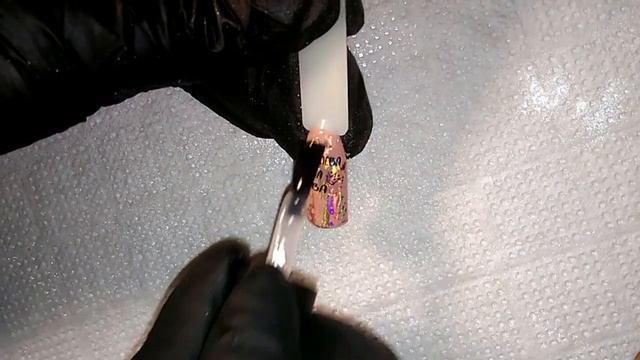 Дизайны с гель паутинкой♥Простые дизайны гель лаком