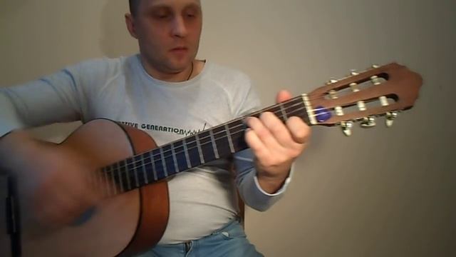 Как сыграть на гитаре - В лесу родилась ёлочка