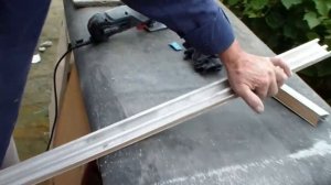 Пилим алюминий и оцинкованный лист пилой по дереву