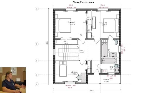 Двухэтажный дом 8,5x9,5. Подбор планировок. Лаборатория уютного дома. Выпуск 9. Построй Себе Дом. смотреть онлайн