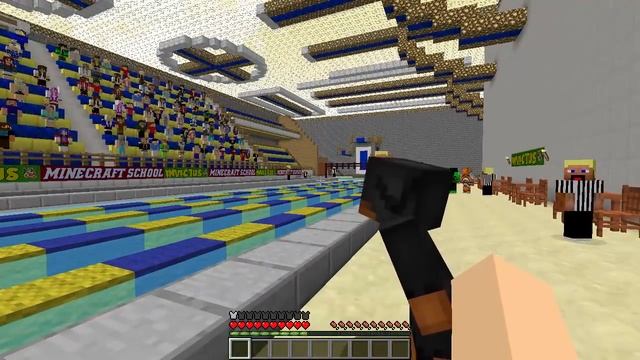 Minecraft School - THE BIG SWIMMING COMPETITION! смотреть онлайн