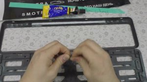 Как сделать рамку гос номера с подсветкой.