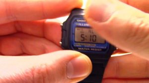 Часы Casio Illuminator F-105W-1A [F-105W-1AEF] - Инструкция, как настроить от PresidentWatches.Ru