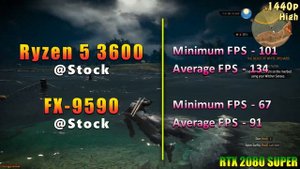 Ryzen 5 3600 vs FX 9590 | PC Gameplay Benchmark Test