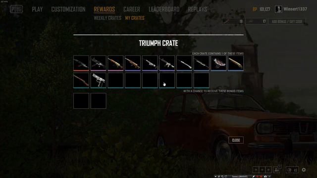 КЕЙСЫ СО СКИНАМИ НА ОРУЖИЕ PUBG!! / ОТКРЫТЬ БЕСПЛАТНО! смотреть онлайн