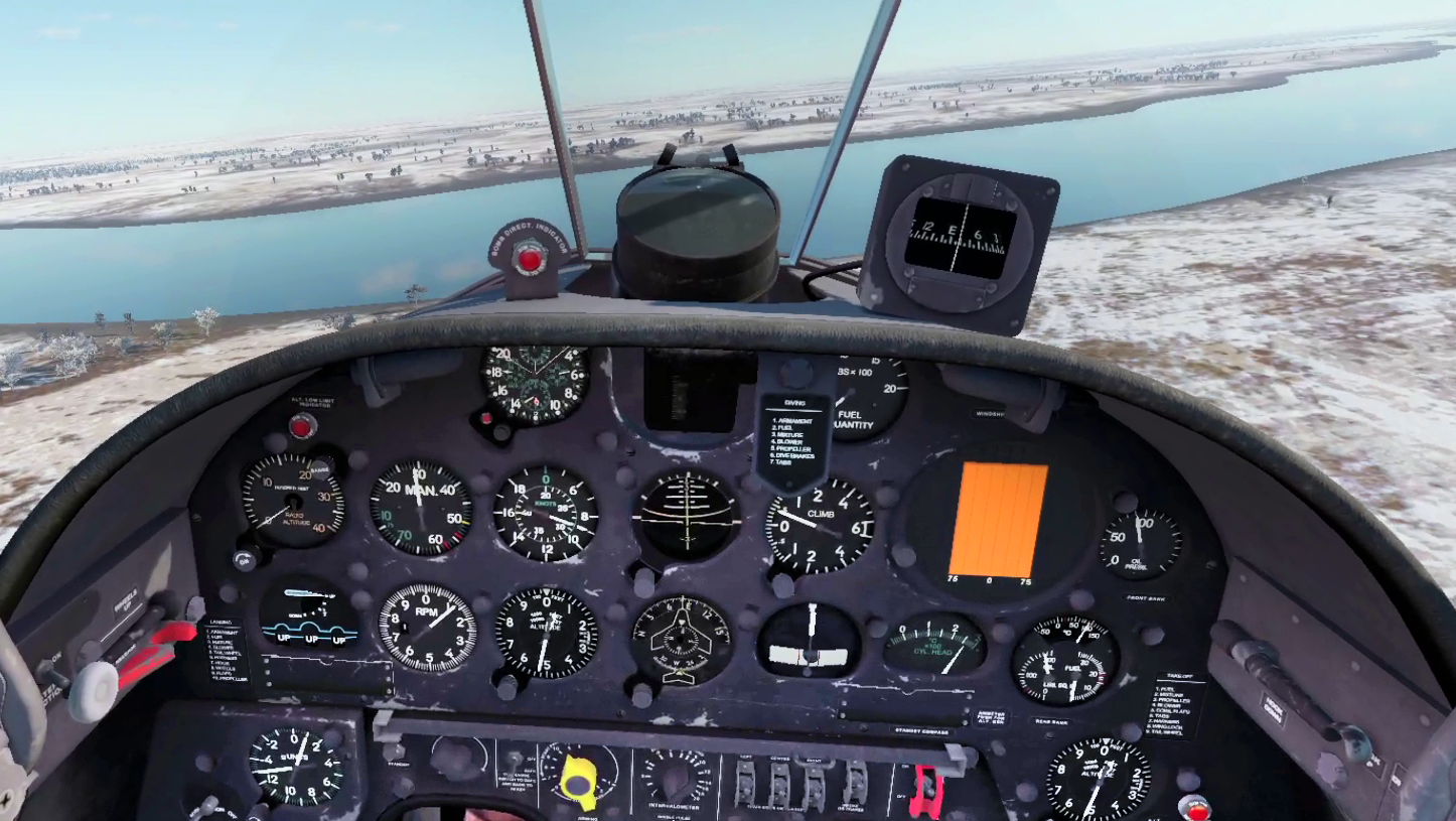 Вылет на Douglas AD-2 Skyraider в VR шлеме в War Thunder.