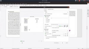 How to print a document and how to use printer settings in LibreOffice Writer