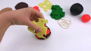 DIY Play Doh McDonald's Hamburger Cola Restaurant Playset