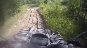 Друг застрял на квадрике!Катаемся по лесу на квадриках.