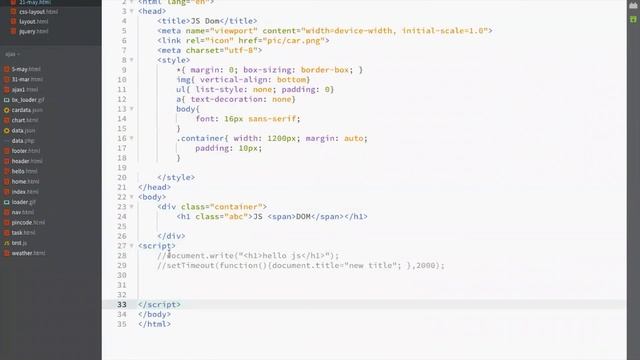 JavaScript DOM | Document Object Model | JavaScript Tutorial