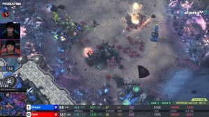 Dark's Mass Neural Combo vs Dream | 2021 Global StarCraft II League Season 2: Code S