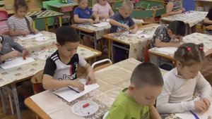 Занятие по лепке в подготовительной к школе группе "Дед Мороз" (воспитатель Румянцева Н.А.)