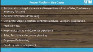 Microsoft power platform - Low code No Code apps - Power automate - Power BI - Power Apps - Basics