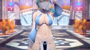 【原神/Genshin Impact MMD】踊り子なエウルアでBlue Flame【Eula】