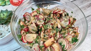 В сезон РЕДИСКИ обязательно приготовьте этот простой и вкусный салат!