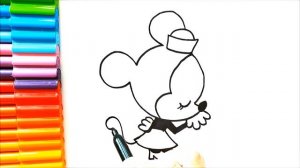 Рисунок Минни Маус - Простые рисунки - Как нарисовать Минни Маус