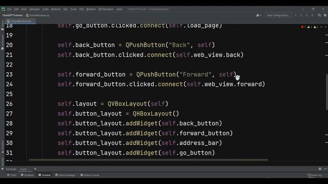 Build Python Web Browser with ChatGPT