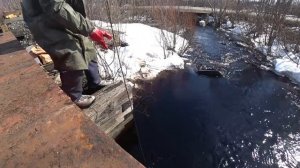 Подводная Камера Помогает Магниту Искать Железо. ч.3.Железнодорожный Метал С Ручья