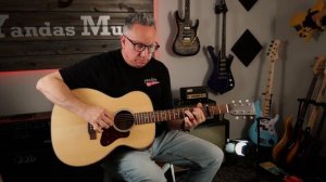 Art & Lutherie Legacy Acoustic Guitar Demo Tone Lounge Music Only