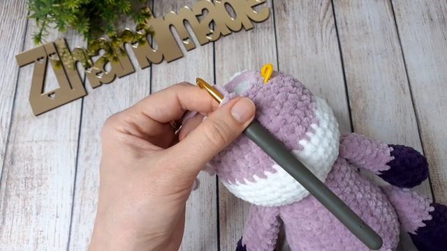 МК енот "Филя" крючком ? 2-я Часть
