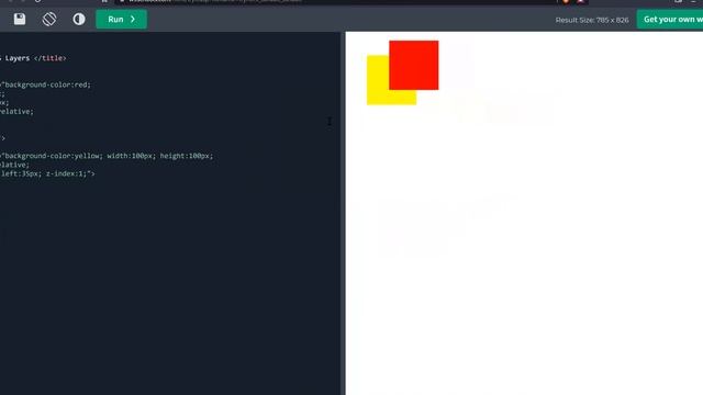 Layers | CSS | BSc 6th Semester | Web Technology | Computer Science | Example program for layers |