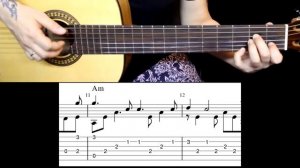 Ланфрен ланфра | Guitar cover | Ноты Табы Разбор