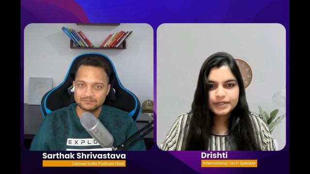 Laravel India Podcast with - Drishti смотреть онлайн