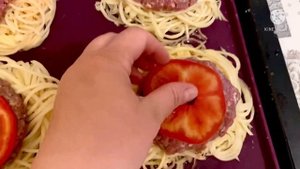 Картофельные гнезда с фаршем. Терка спиралайзер