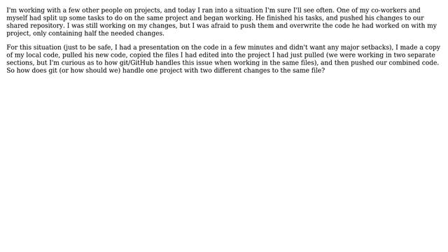 Software Engineering: How does git/GitHub handle changed local and changed pushed repositories? смотреть онлайн