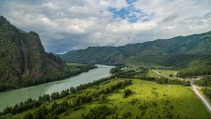 Алтайская поляна, Катунь, Чемальский район Видеозарисовка 4К