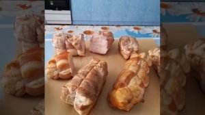 Грудинка горячего копчения.