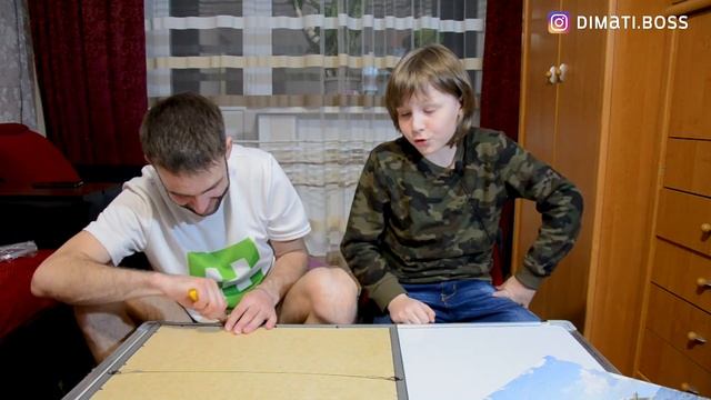 Делаю КАРТИНУ из ПАЗЛОВ! смотреть онлайн