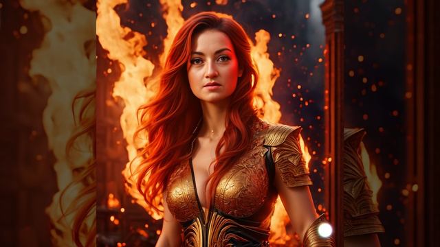 Девушка - Огненный дракон!