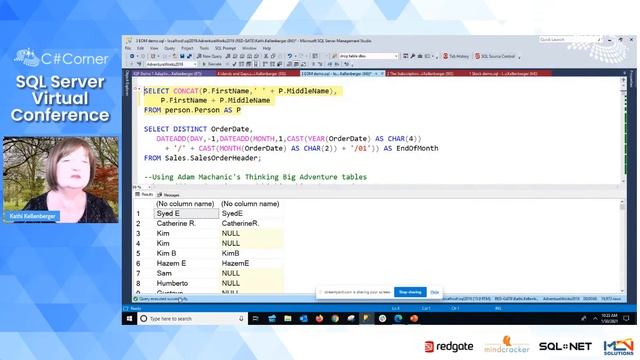 Modern T SQL for Better Performance by Kathi Kellenberger || SQL Server Virtual Conference