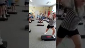 Степ ритмика  23 февраля.