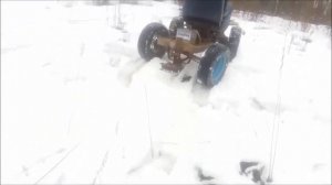 Самодельный трактор-переломка ЗИД-4,5