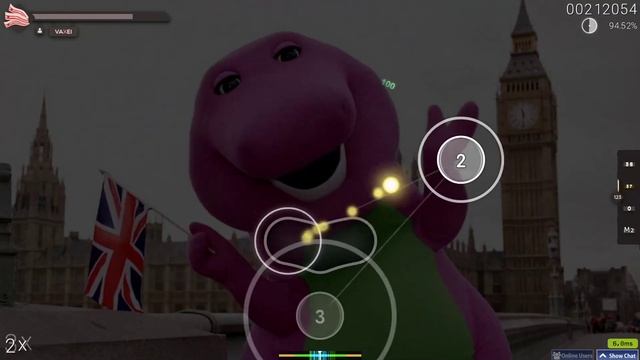 Barney is a dinosaur from our imagination | osu! смотреть онлайн