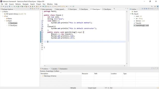 Default access specifier in java Telugu смотреть онлайн