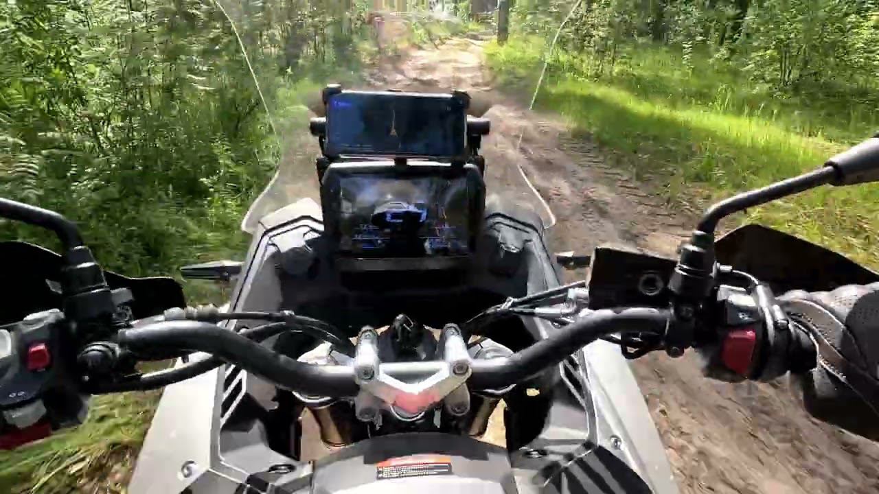 Пробую тур-эндуро на Voge ds525x. Гуслицкий природный заказник