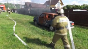 Как воронежские пожарные собираются на вызов