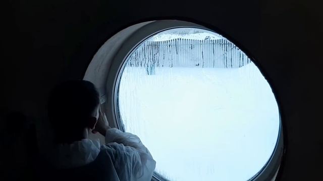 Делаем откос круглого окна !