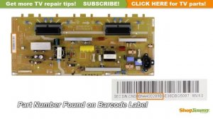 Samsung BN44-00289B Power Supply / Backlight Inverter Model LN32B360C5DXZA Replacement TV Repair