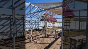 Хозблок 6х5 своими руками, в одного...