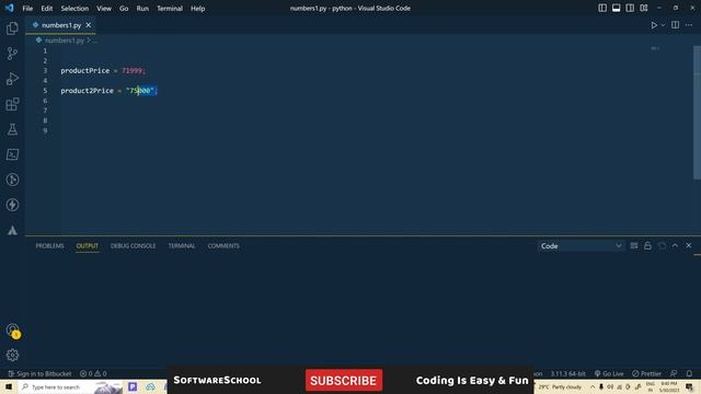 Python For Beginners (Python Strings, Numbers)  Python Full Course, Python In Telugu, Python Course