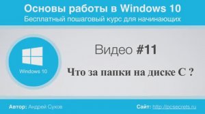 Видео-11-Что-за-папки-на-диске-С.