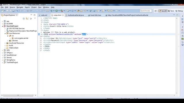 05 SendRequestToServeletWithPostMethod смотреть онлайн