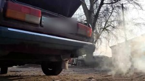 ВАЗ 2107 16V выхлоп Subaru sound