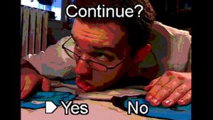 AVGN Sega Genesis bootleg - Game over screen