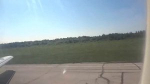 Взлет ТУ-154 (Ухта-Москва 27.06.2013)