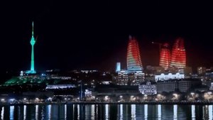 Супер ночной Баку. Азербайджан. Вагиф Мустафазаде - Düşünçə.